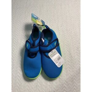 Speedo Kids Shore‎ Explore Aqua Water Shoes XL(11-12) Blue Green Swim